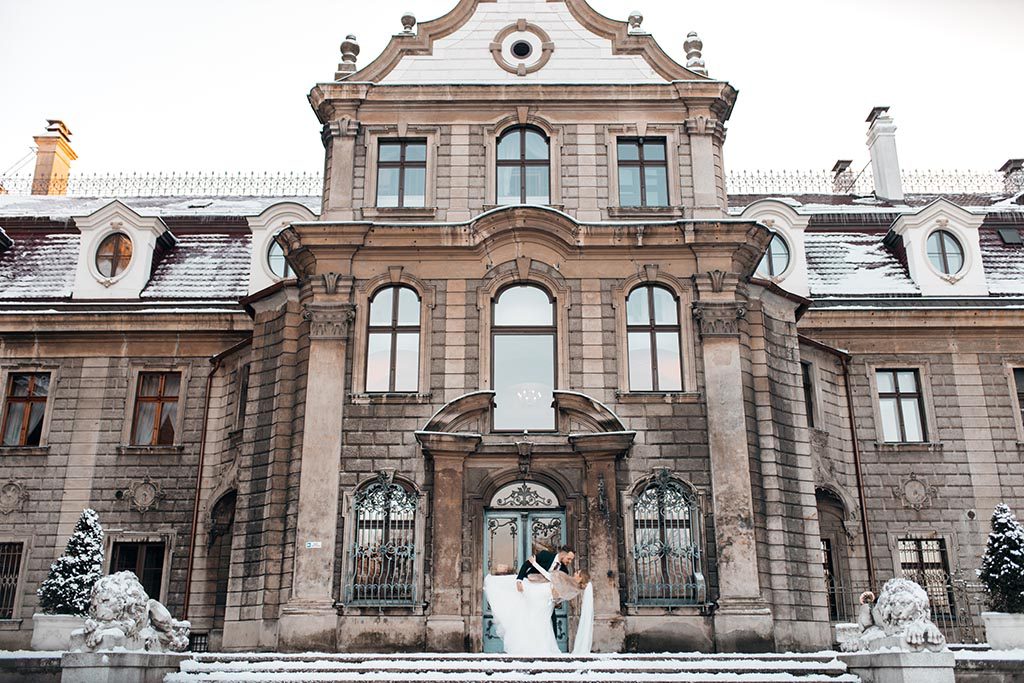 Zamek w Mosznej - sesja ślubna